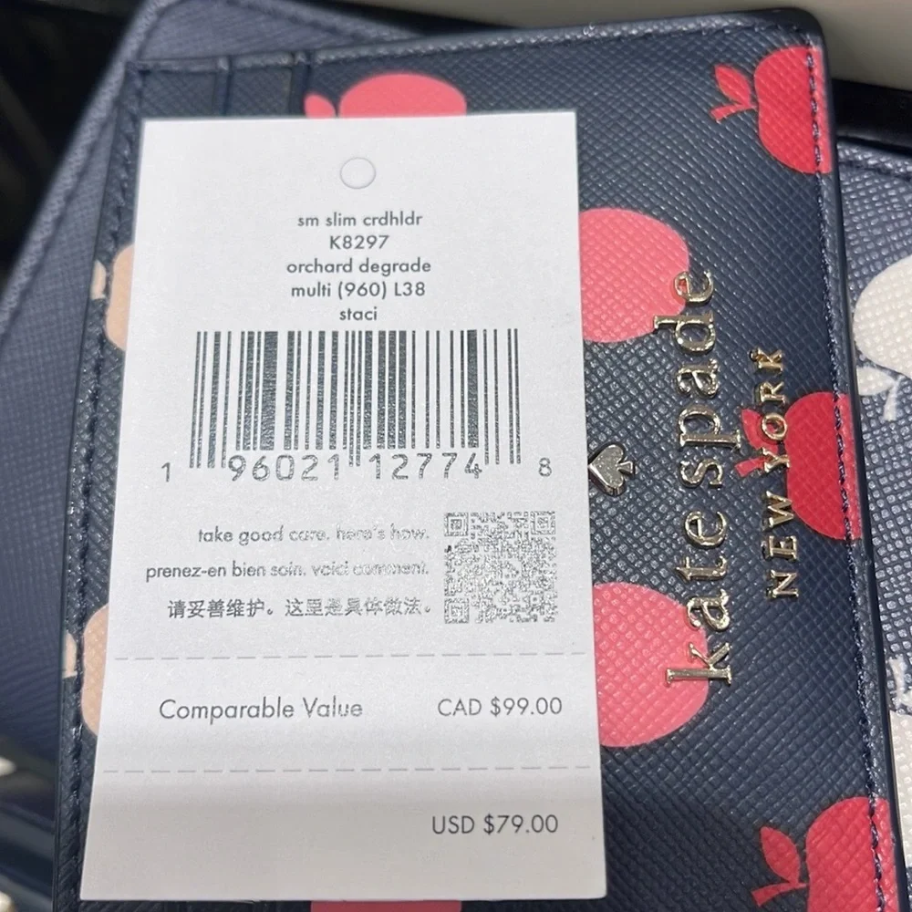 Kate Spade Staci Small Slim Card Holder
Orchard Degrade Multi - Picture 4 of 13